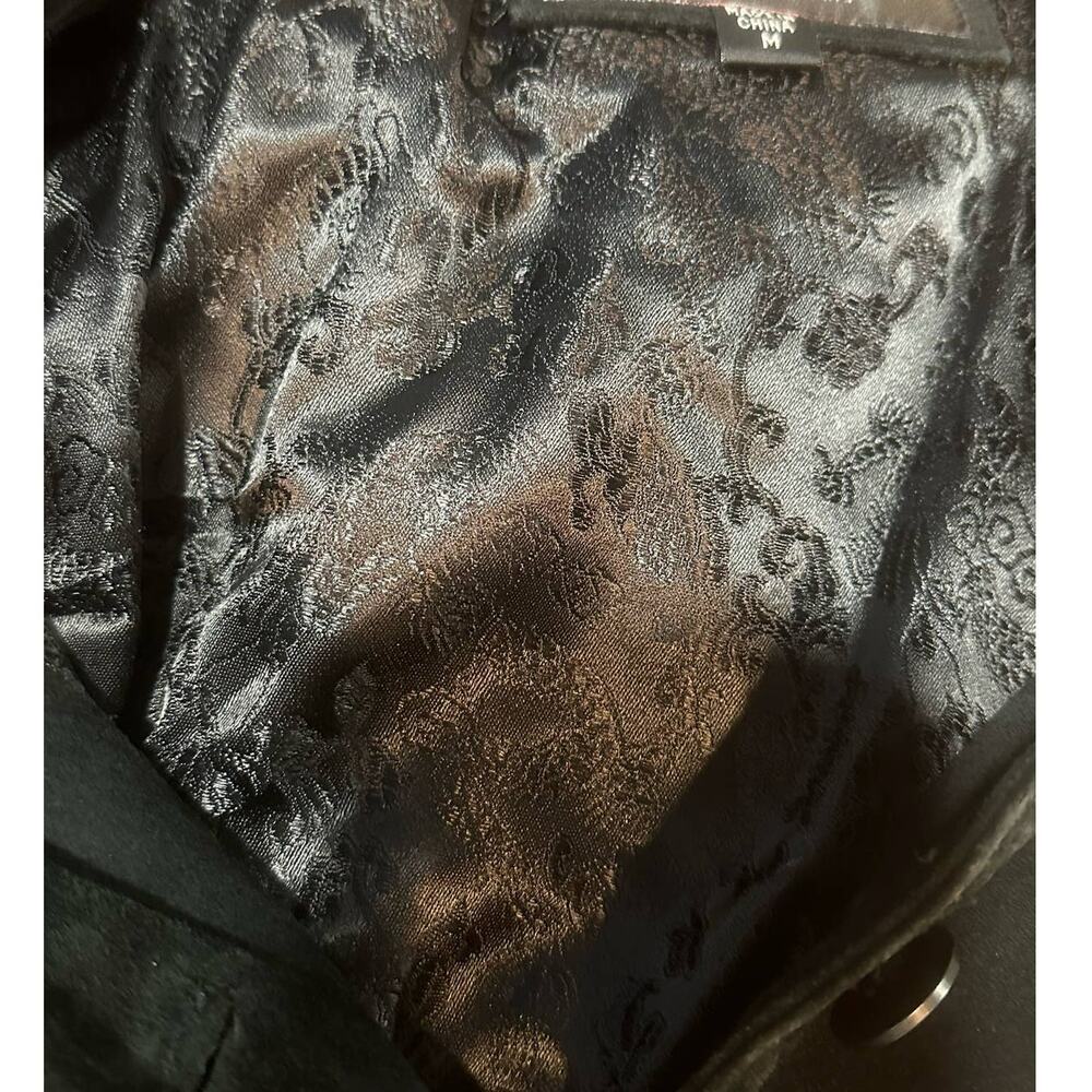 Maxima/Wilsons Leather Black Suede-Like Leather Tailored Jacket - Picture 5 of 5